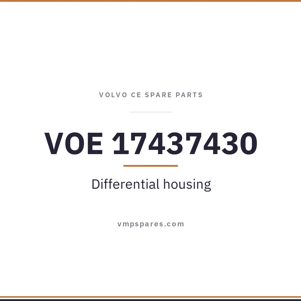VOE 17437430 – Differential housing