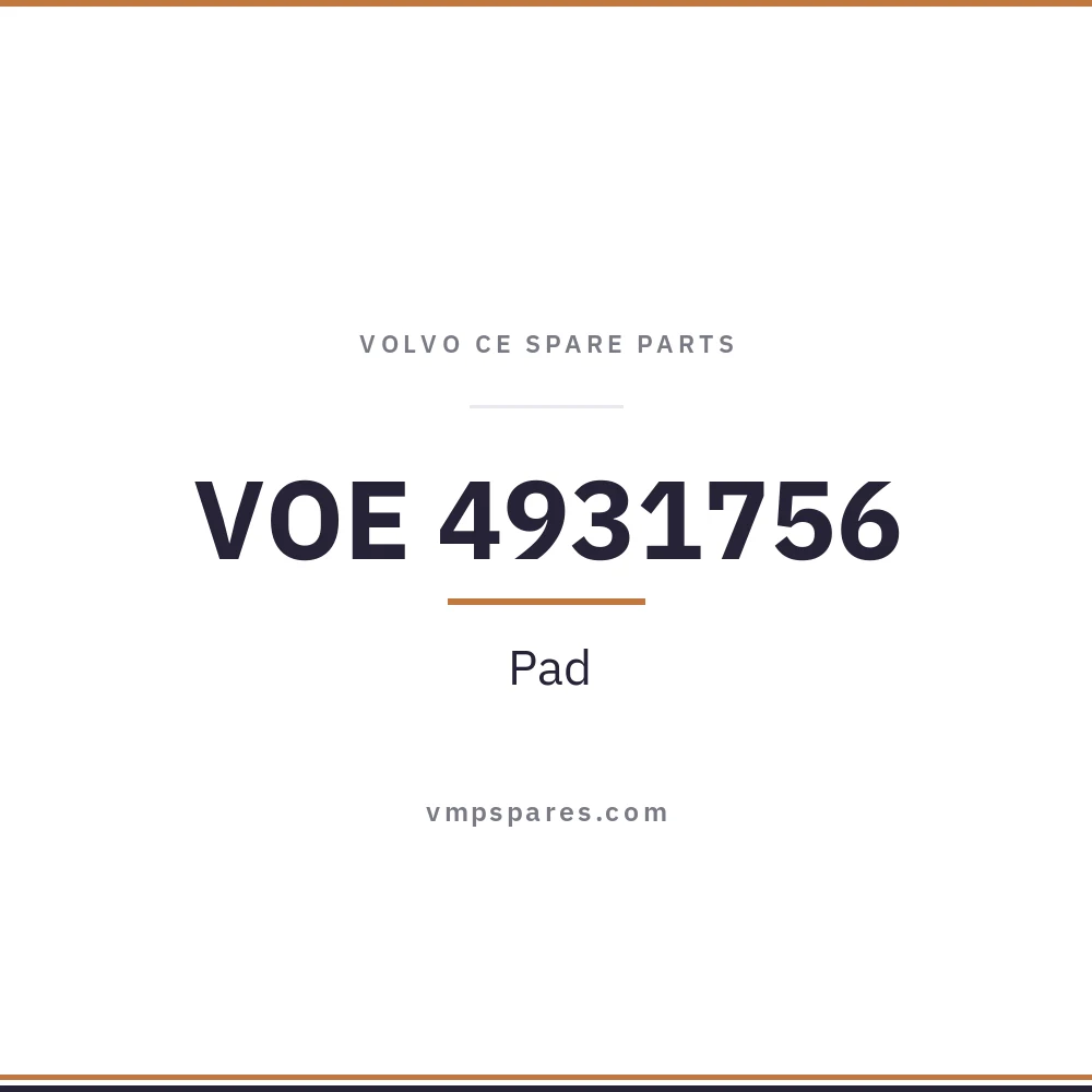 VOE 4931756 – Pad