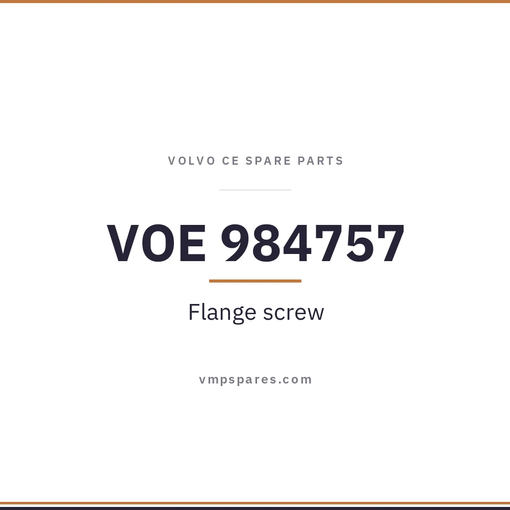 VOE 984757 – Flange screw