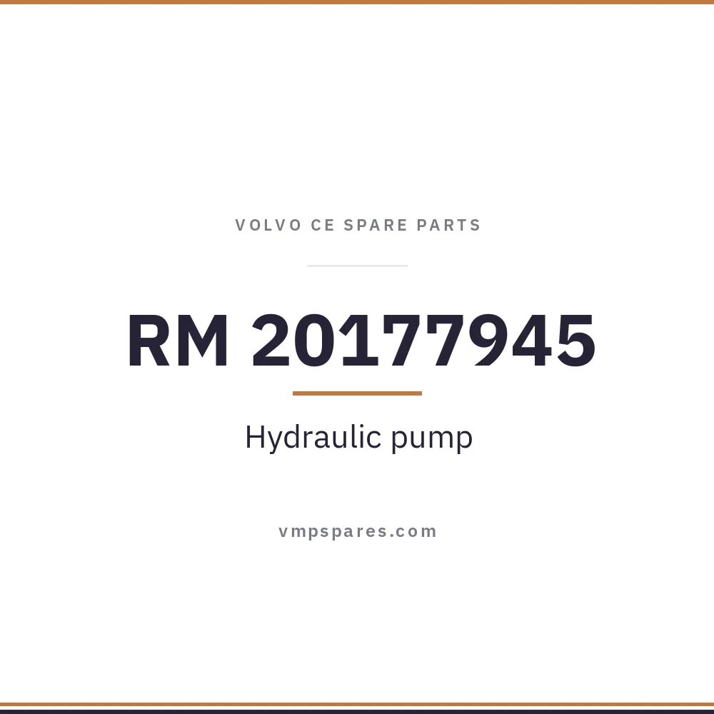 RM 20177945 – Hydraulic pump