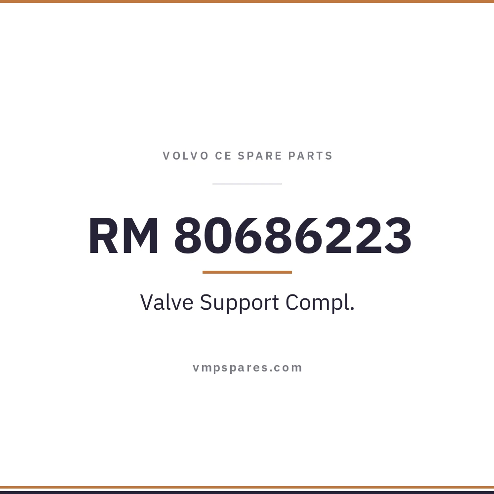 RM 80686223 – Valve Support Compl.