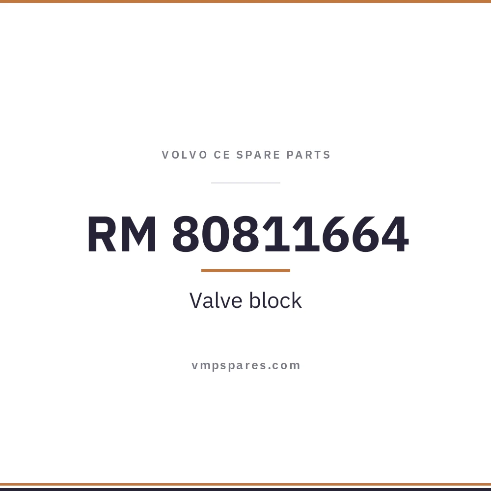 RM 80811664 – Valve block