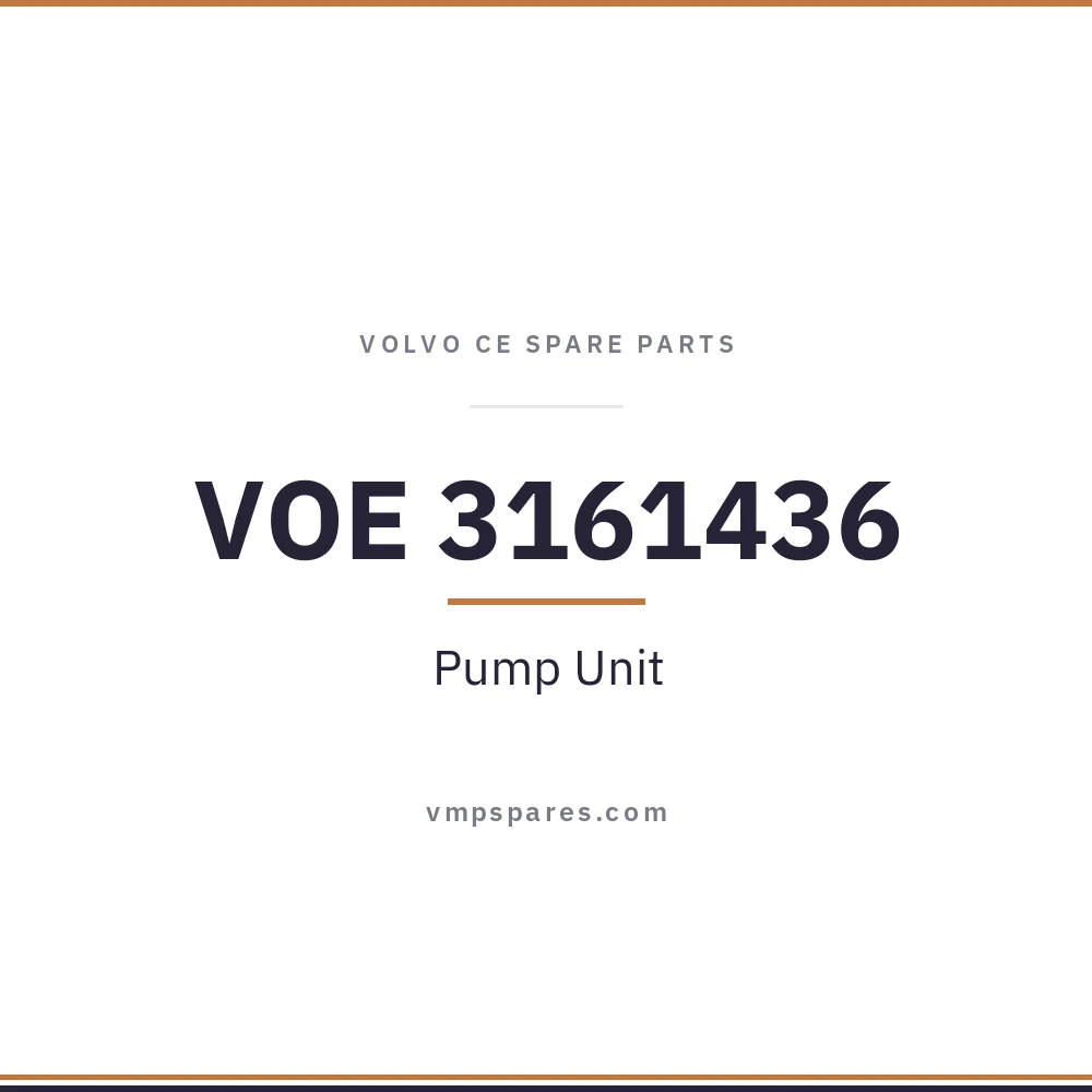 VOE 3161436 – Pump Unit