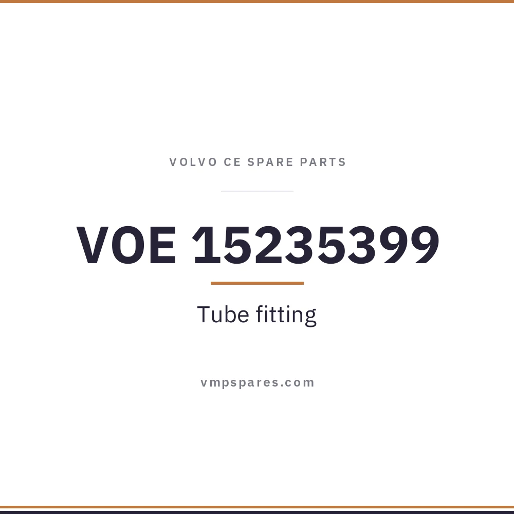 VOE 15235399 – Tube fitting