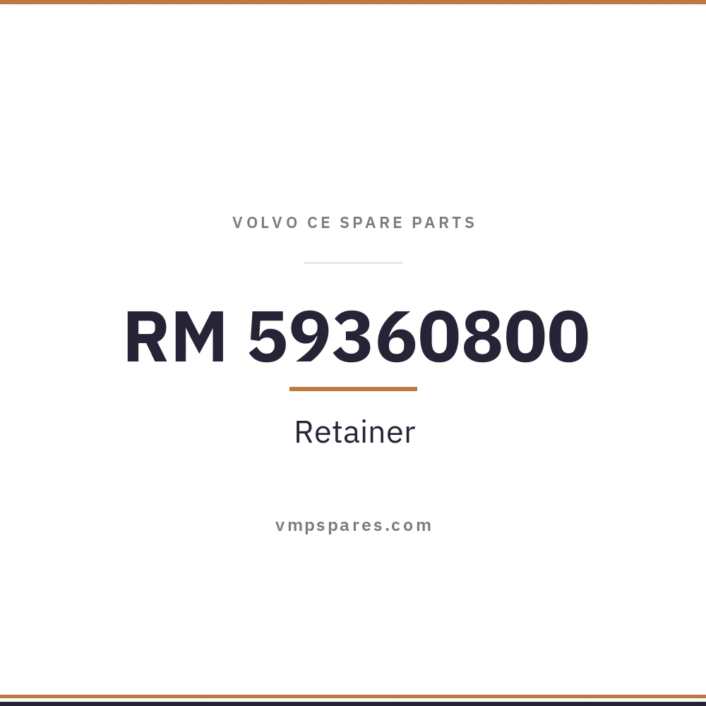 RM 59360800 – Retainer
