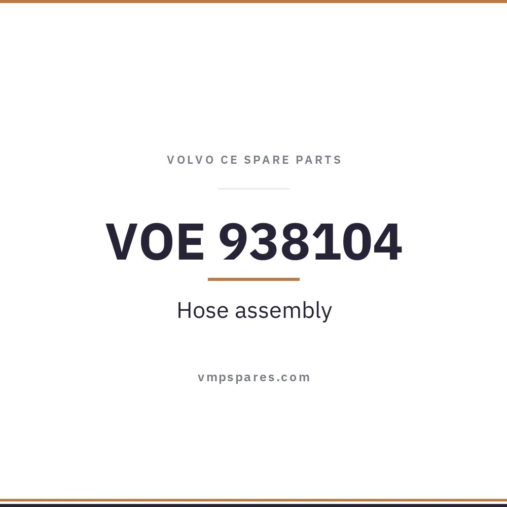 VOE 938104 – Hose assembly