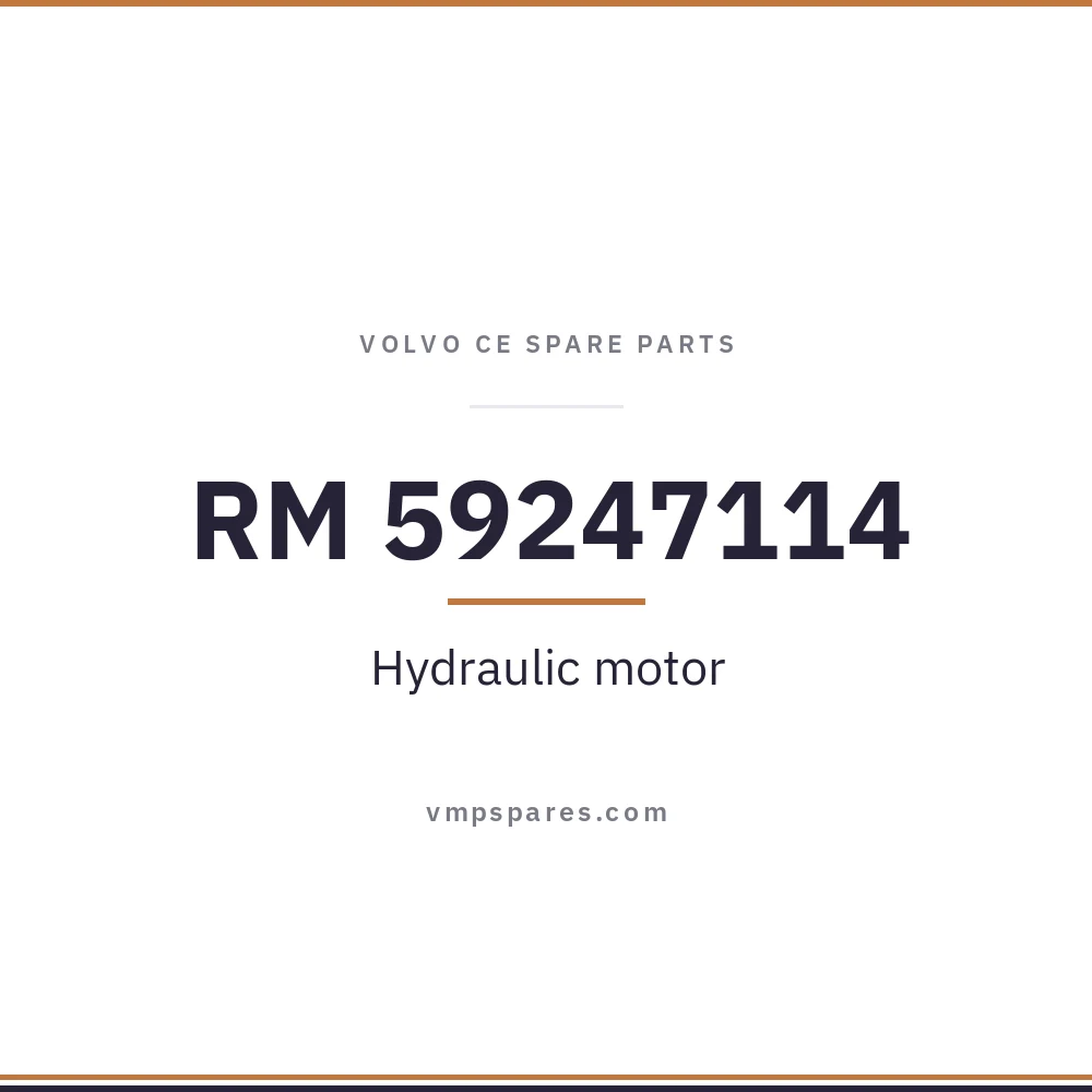 RM 59247114 – Hydraulic motor