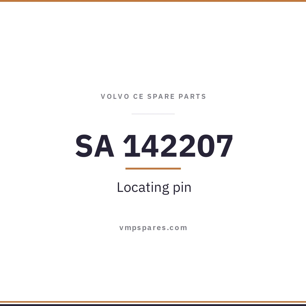 SA 142207 – Locating pin