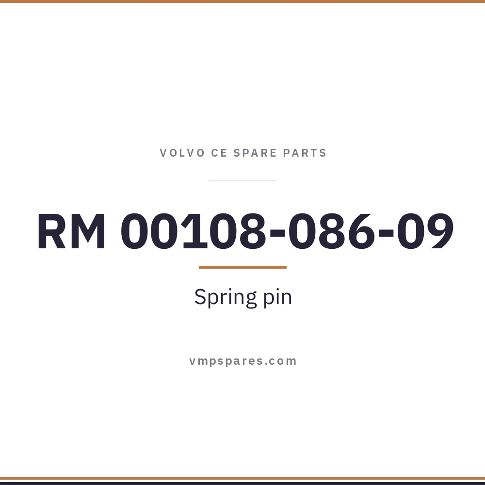 RM 00108-086-09 – Spring pin