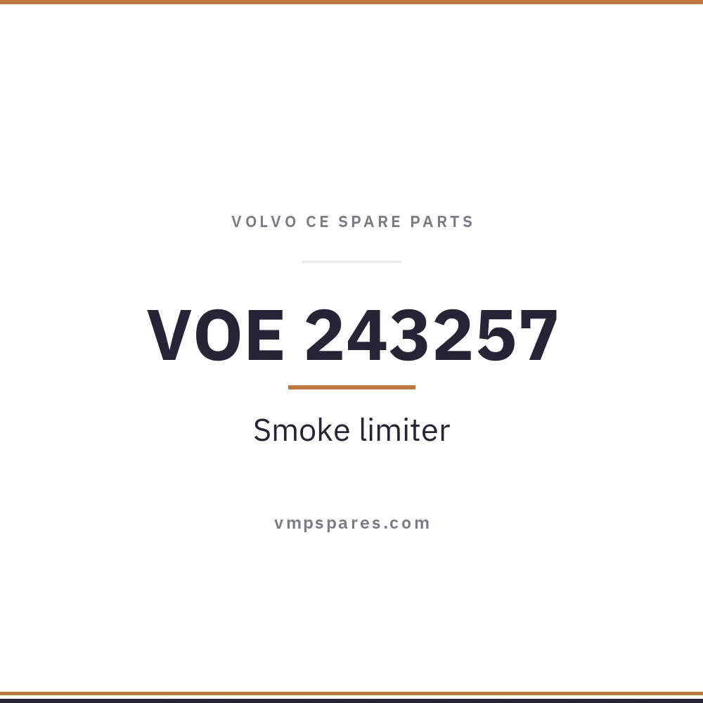 VOE 243257 – Smoke limiter
