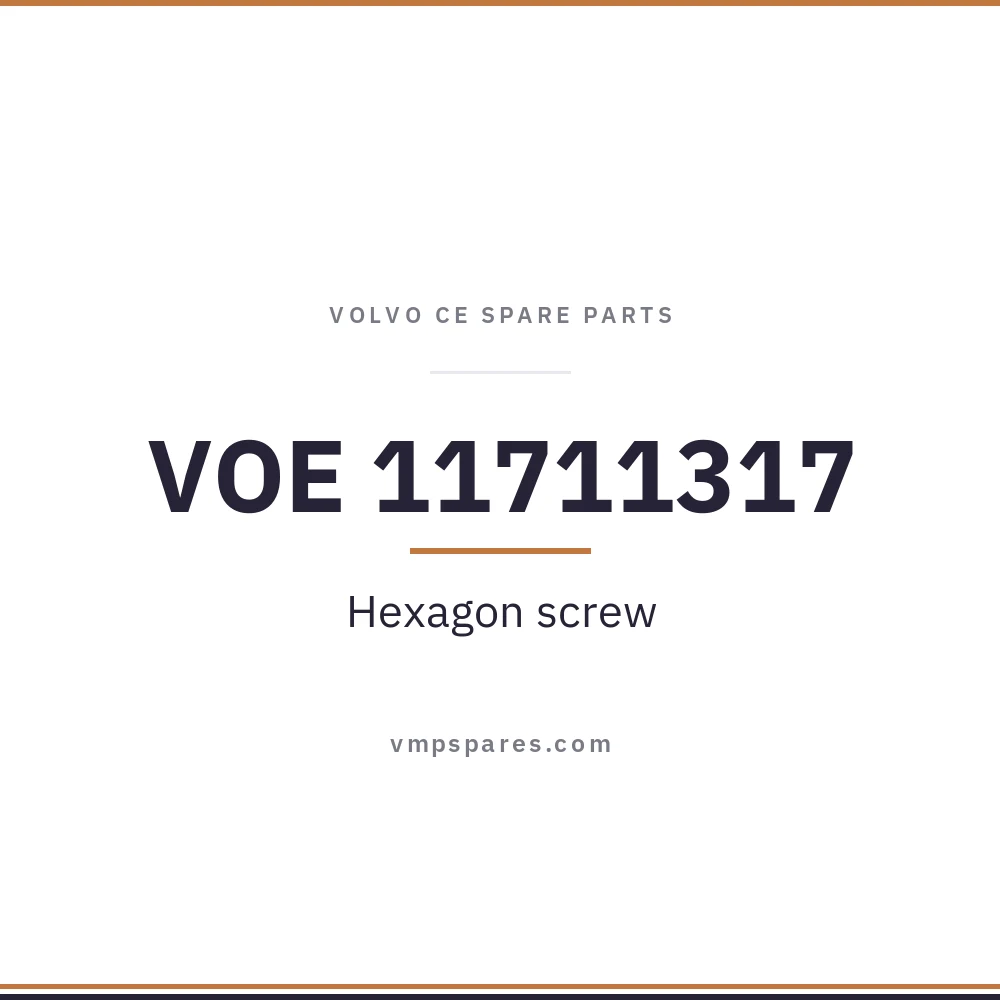 VOE 11711317 – Hexagon screw
