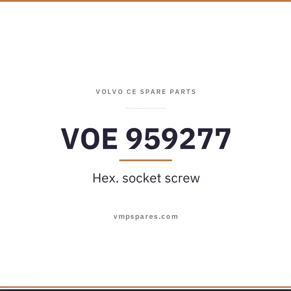 VOE 959277 – Hex. socket screw