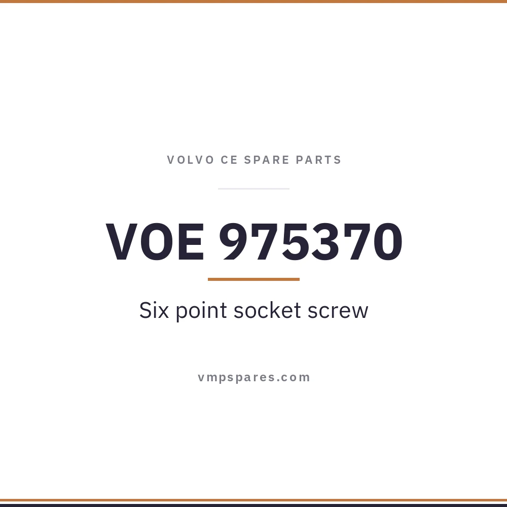VOE 975370 – Six point socket screw