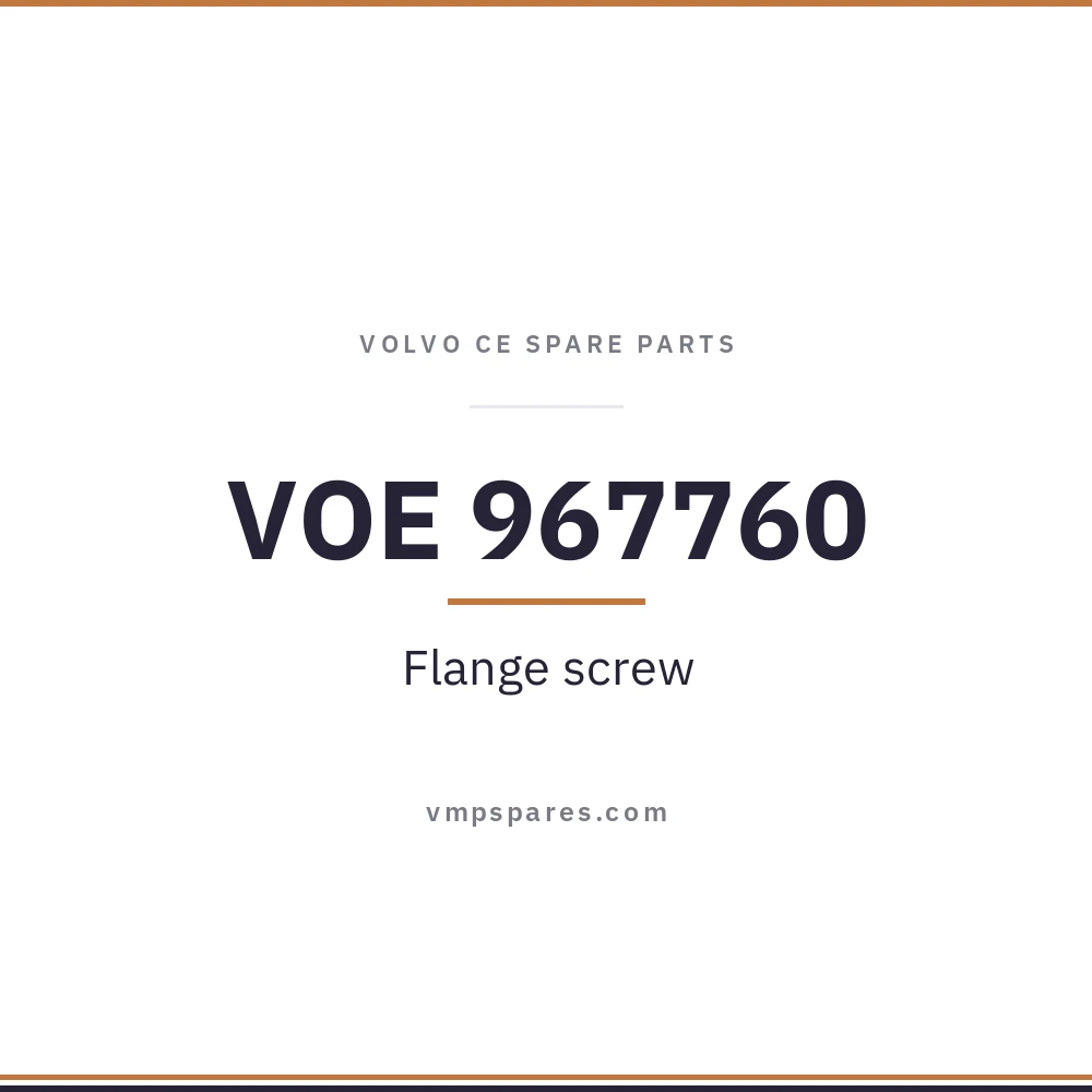 VOE 967760 – Flange screw