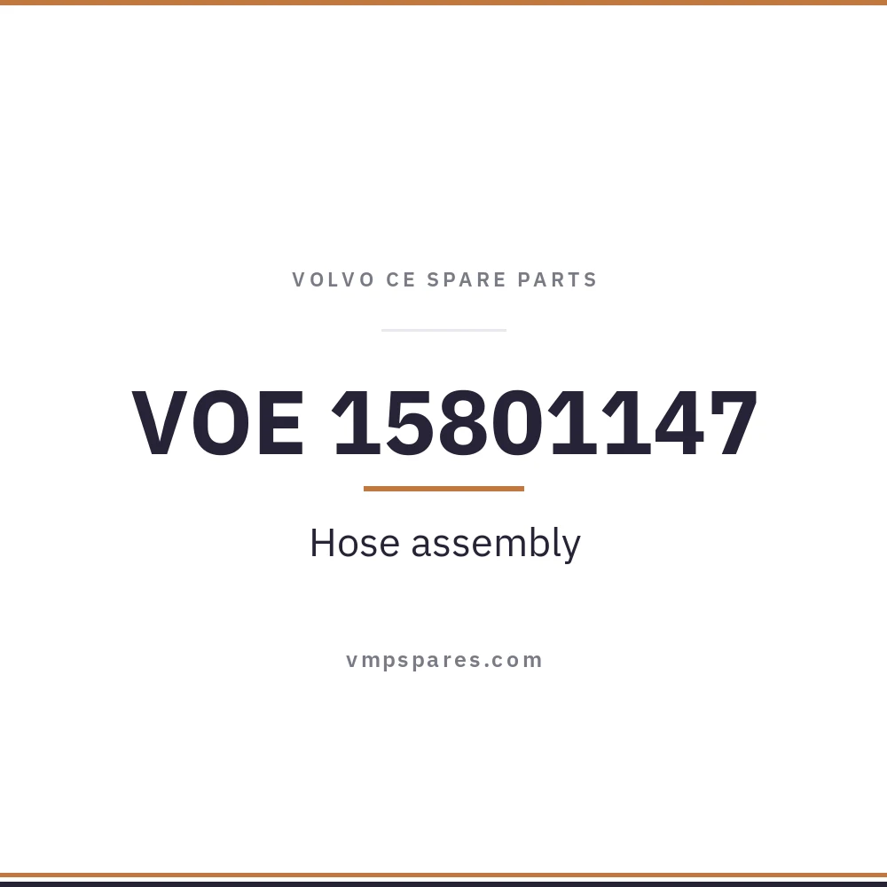 VOE 15801147 – Hose assembly