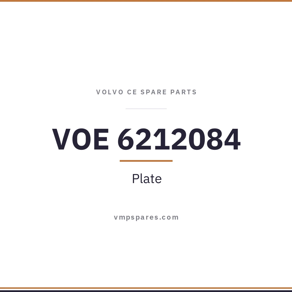 VOE 6212084 – Plate