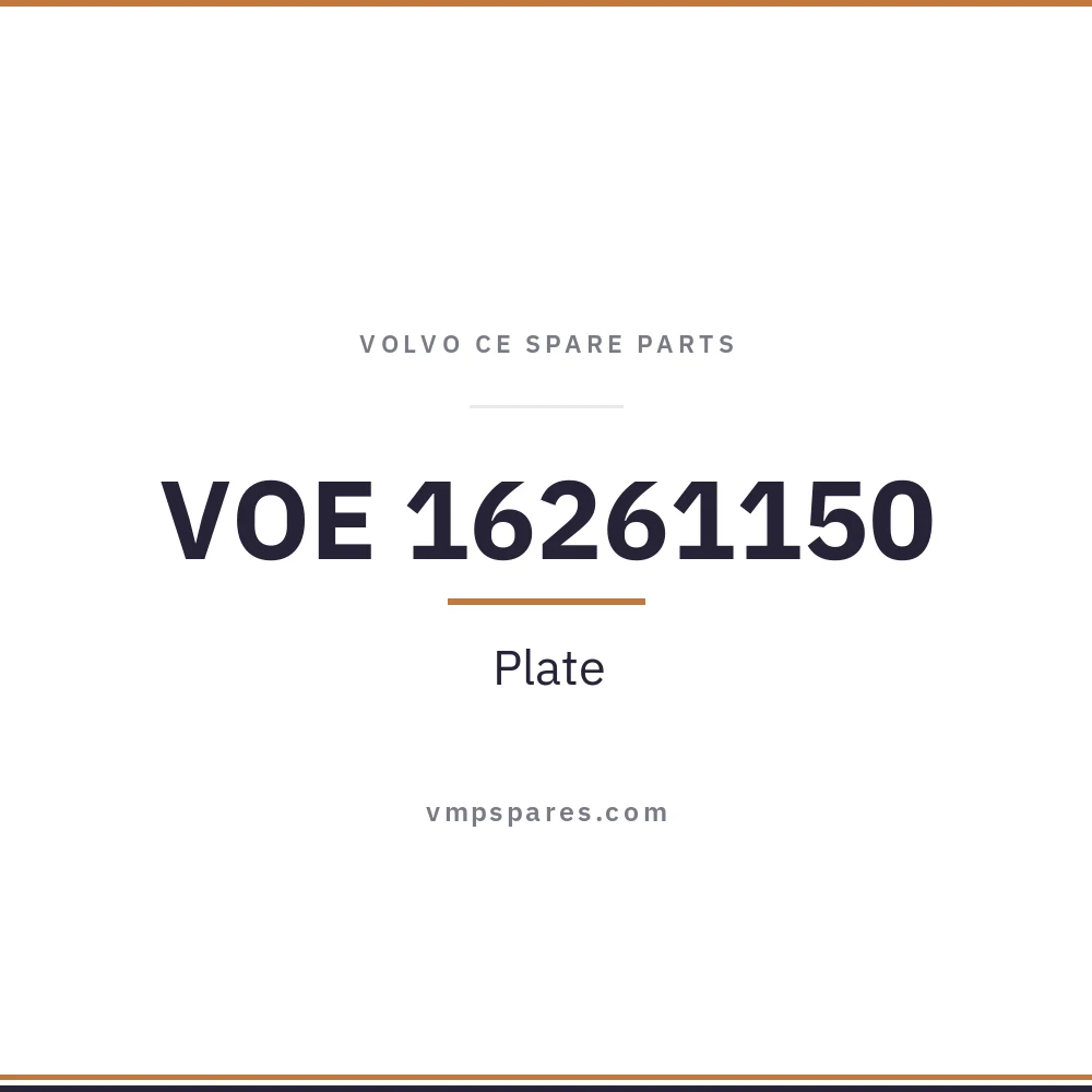 VOE 16261150 – Plate
