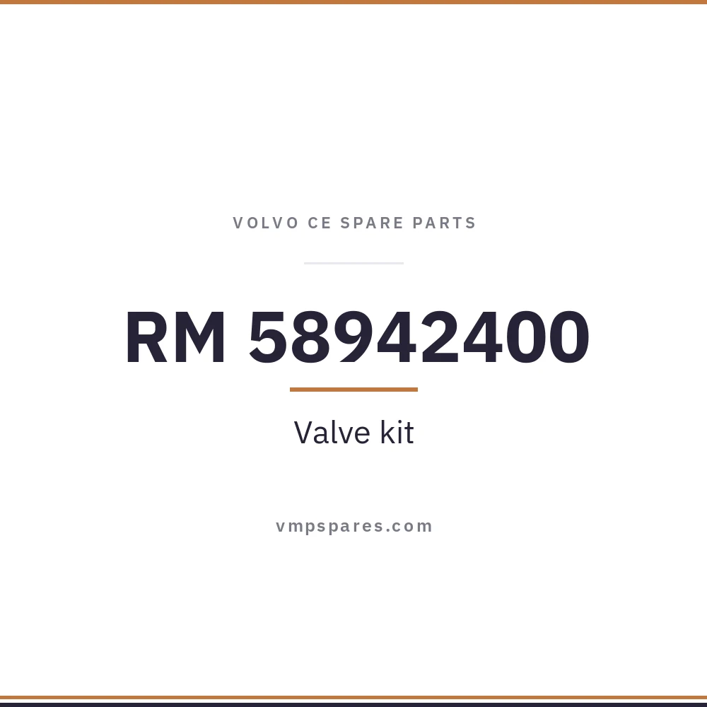 RM 58942400 – Valve kit