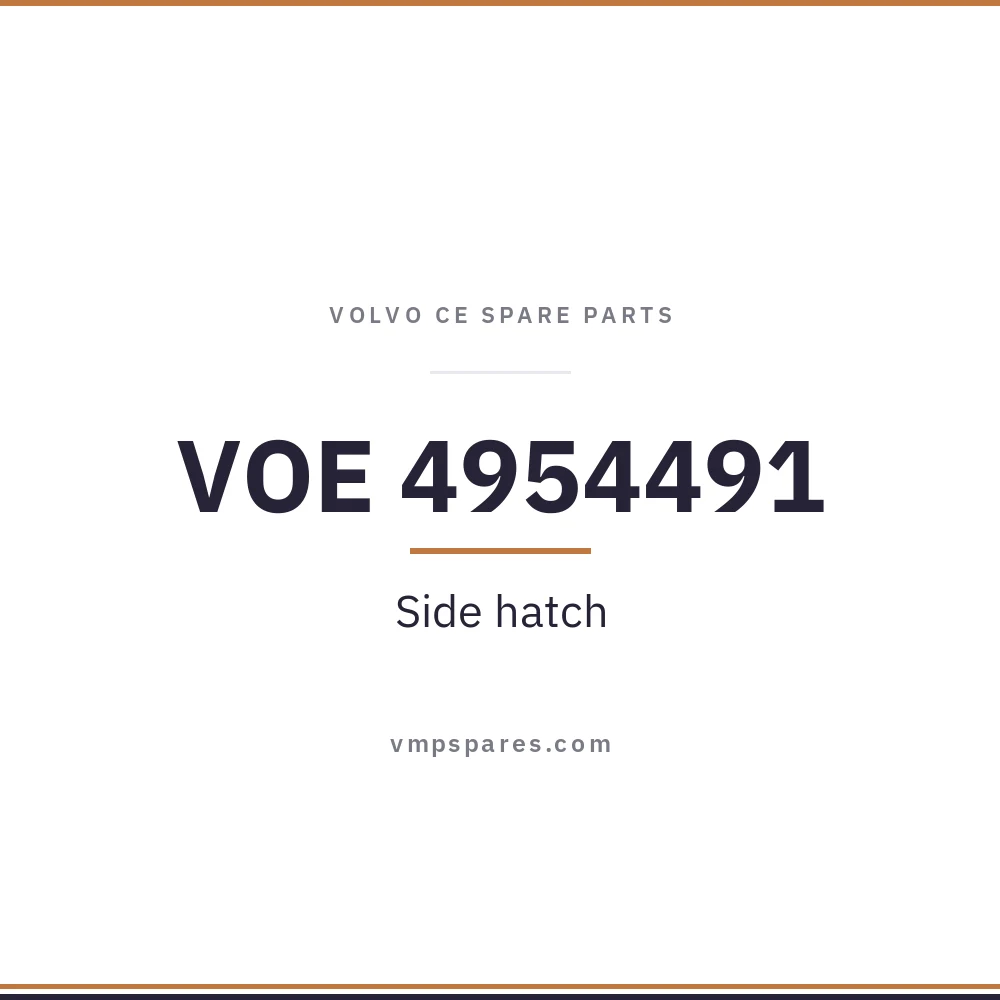 VOE 4954491 – Side hatch