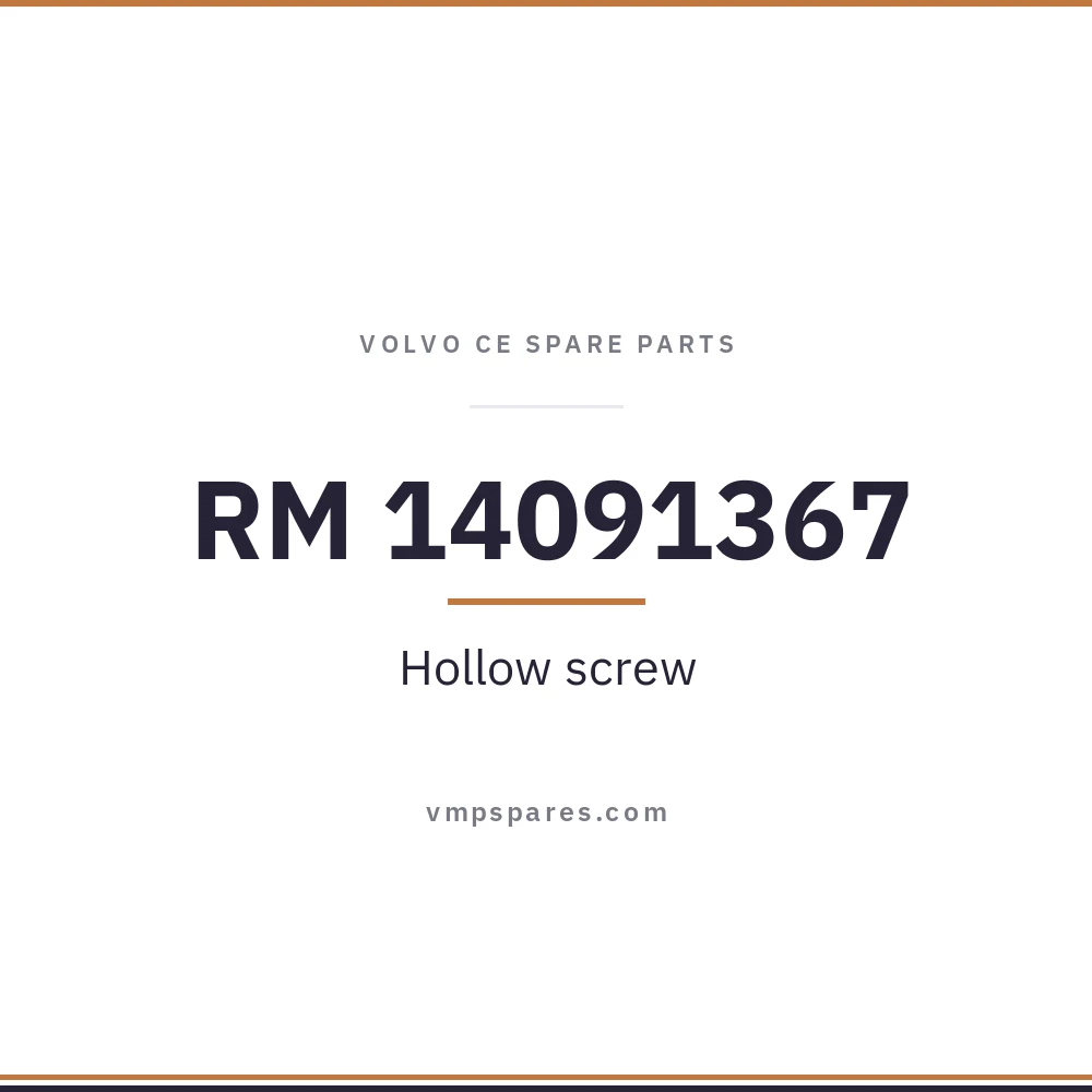 RM 14091367 – Hollow screw