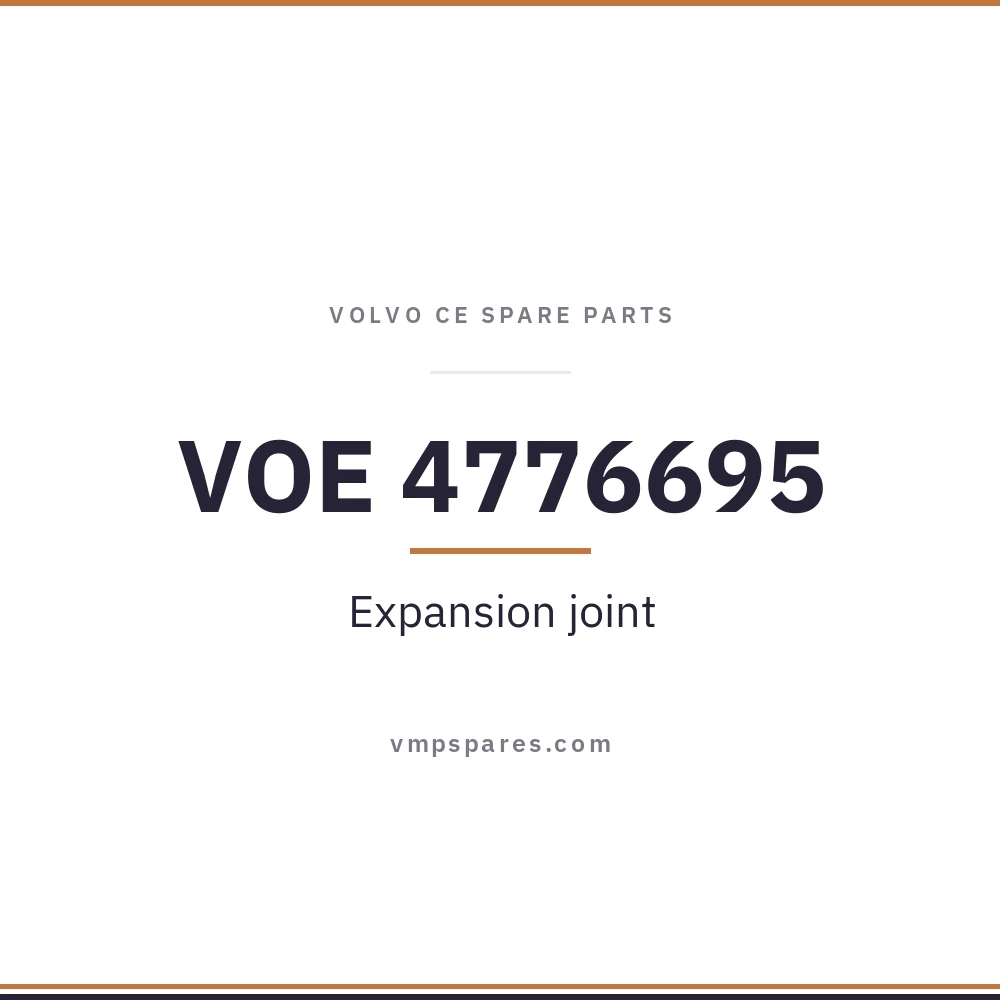 VOE 4776695 – Expansion joint