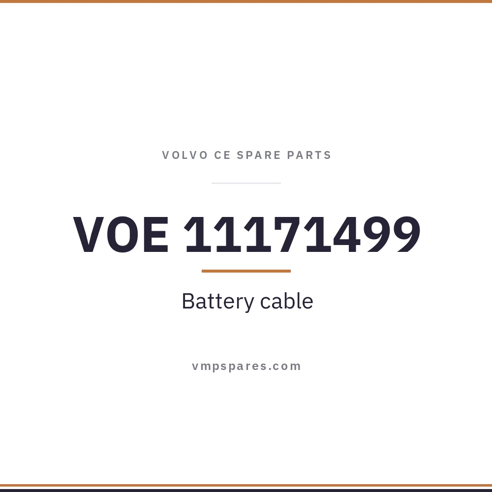 VOE 11171499 – Battery cable