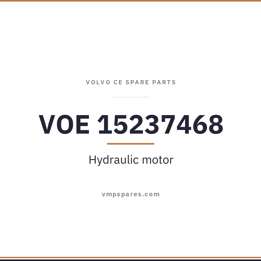 VOE 15237468 – Hydraulic motor