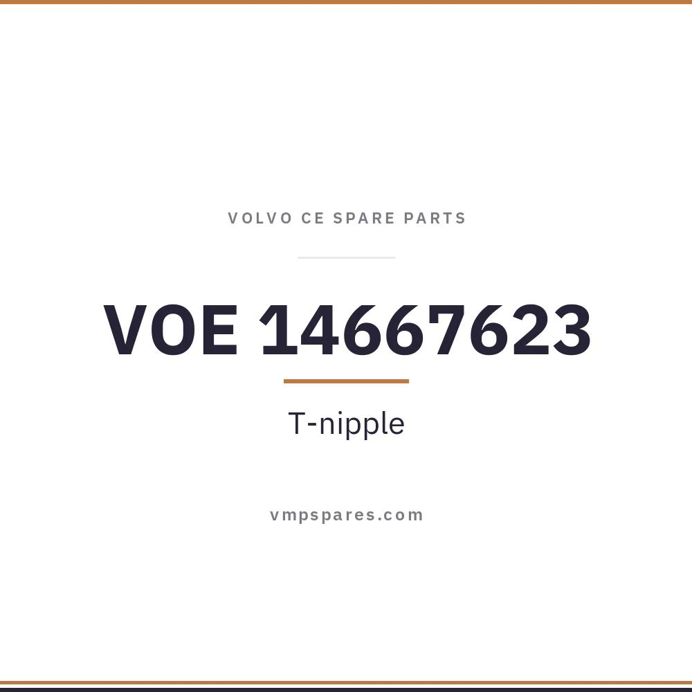 VOE 14667623 – T-nipple