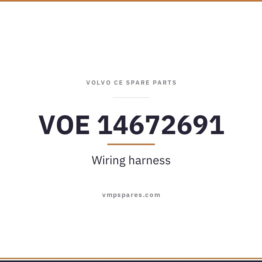 VOE 14672691 – Wiring harness