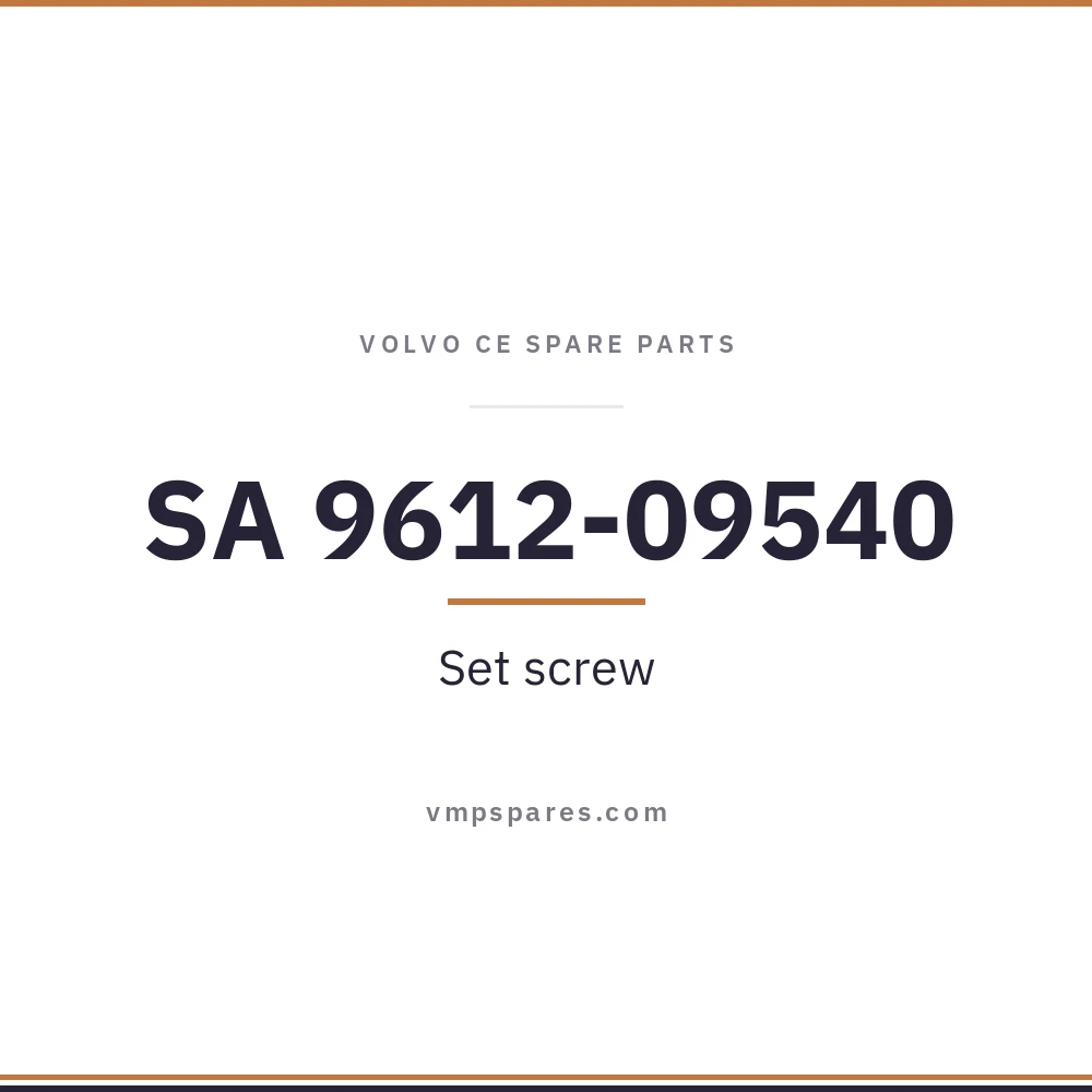 SA 9612-09540 – Set screw
