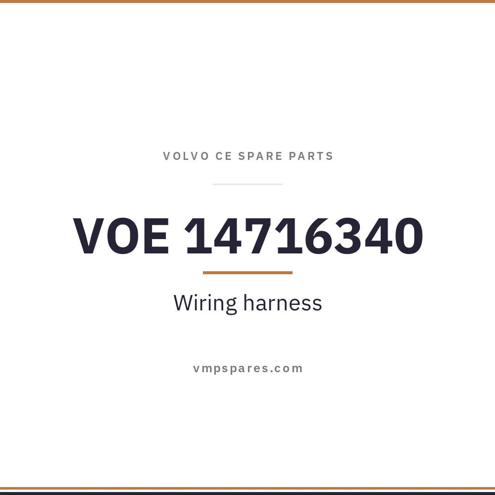 VOE 14716340 – Wiring harness