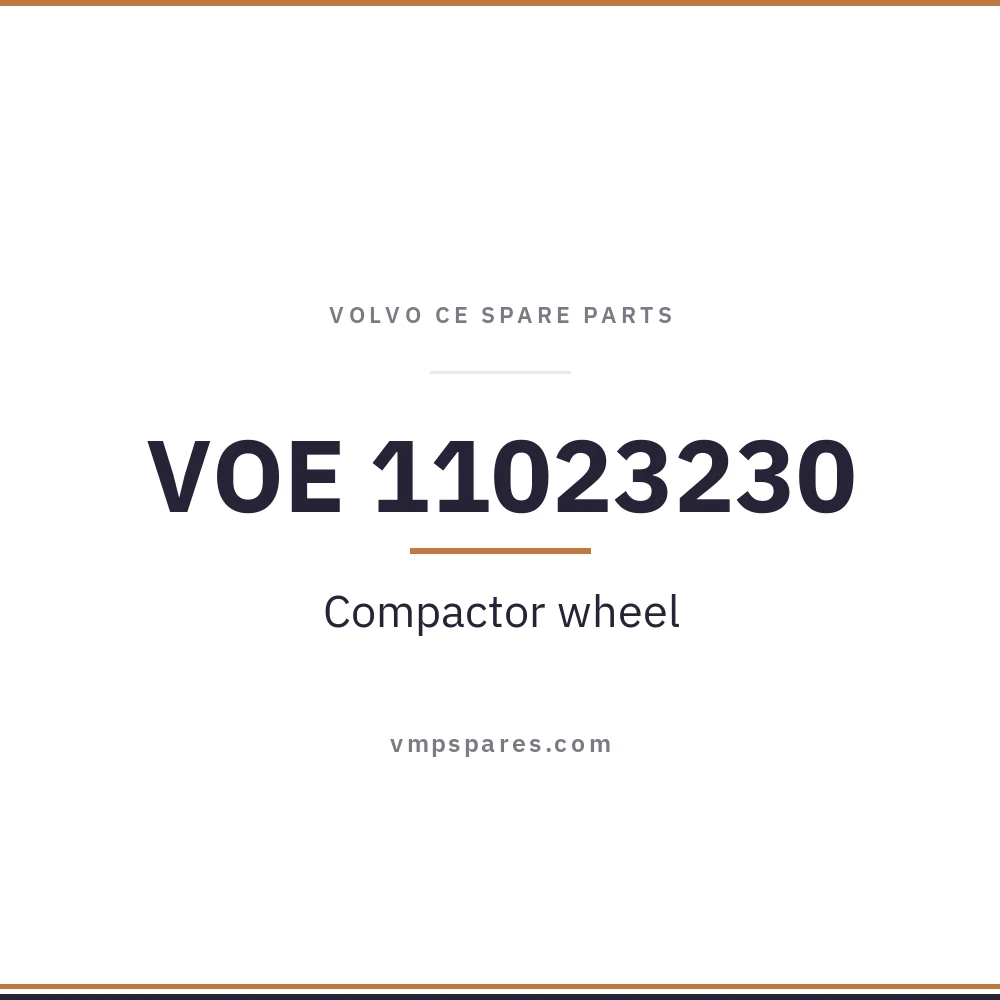 VOE 11023230 – Compactor wheel