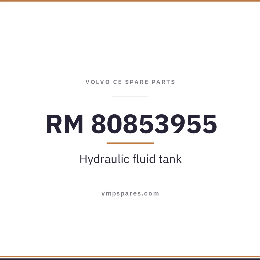 RM 80853955 – Hydraulic fluid tank