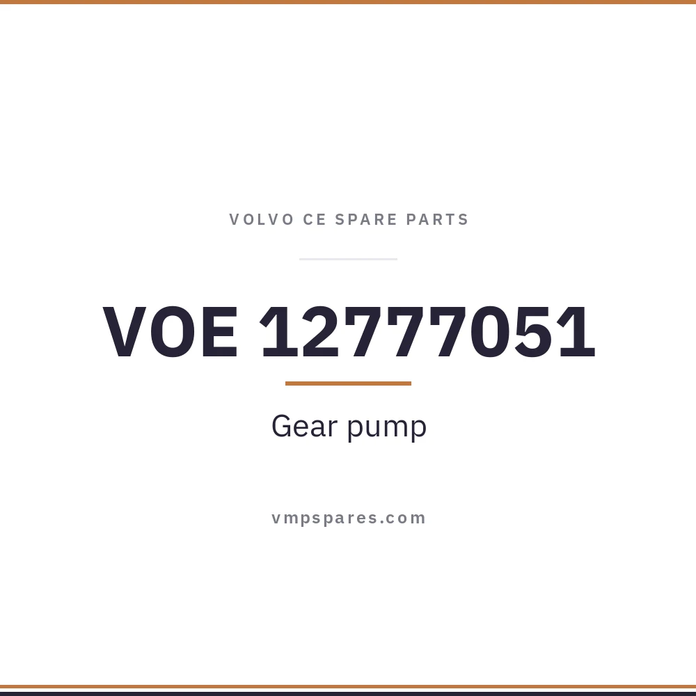 VOE 12777051 – Gear pump