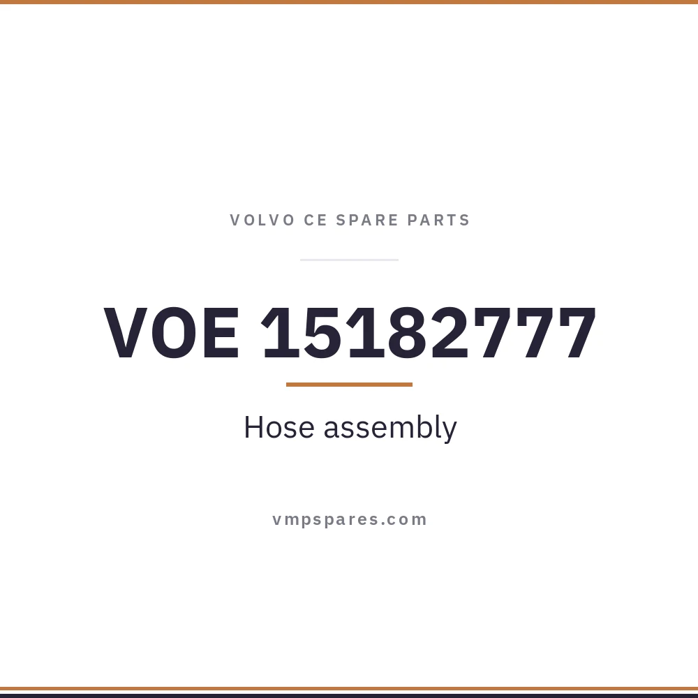 VOE 15182777 – Hose assembly