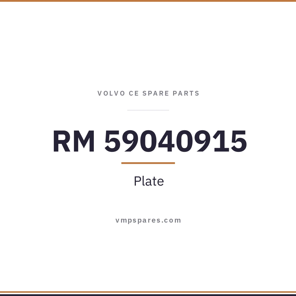 RM 59040915 – Plate