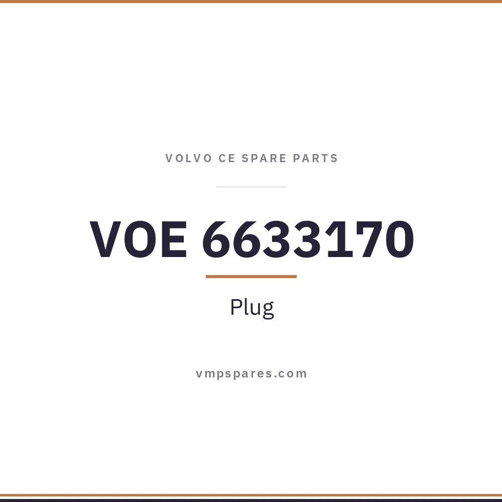 VOE 6633170 – Plug