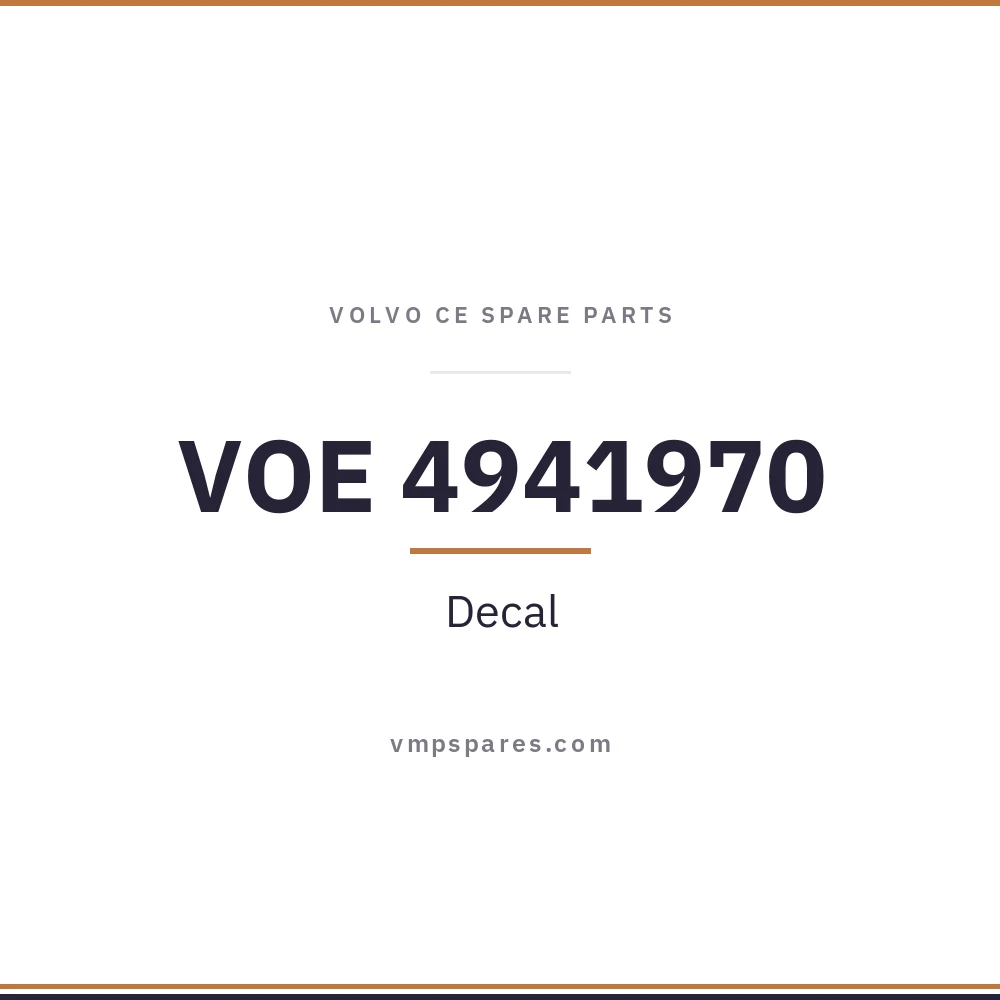 VOE 4941970 – Decal