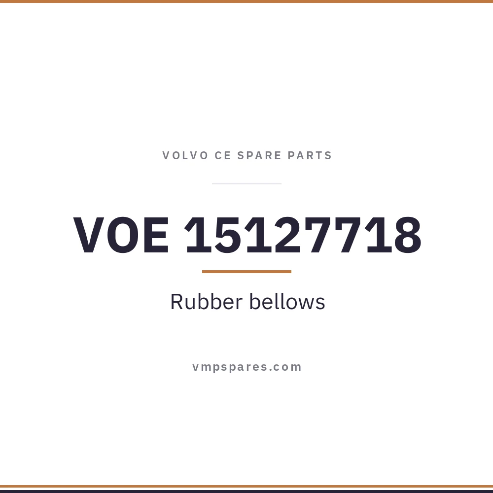 VOE 15127718 – Rubber bellows