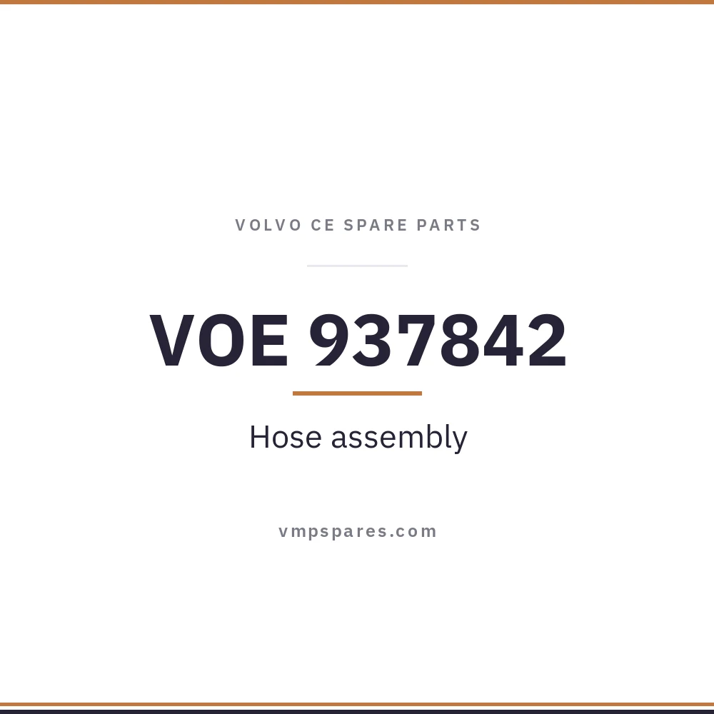 VOE 937842 – Hose assembly