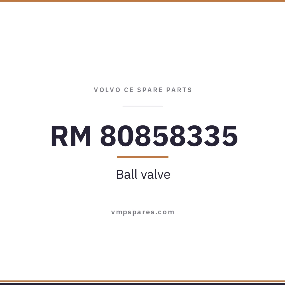 RM 80858335 – Ball valve