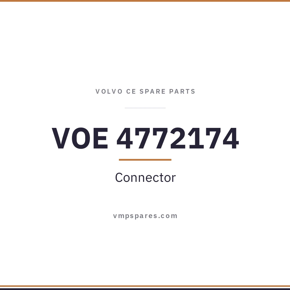 VOE 4772174 – Connector