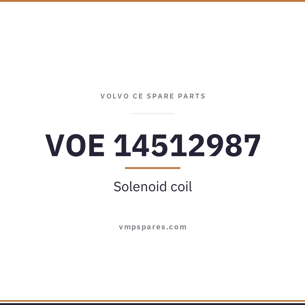 VOE 14512987 – Solenoid coil