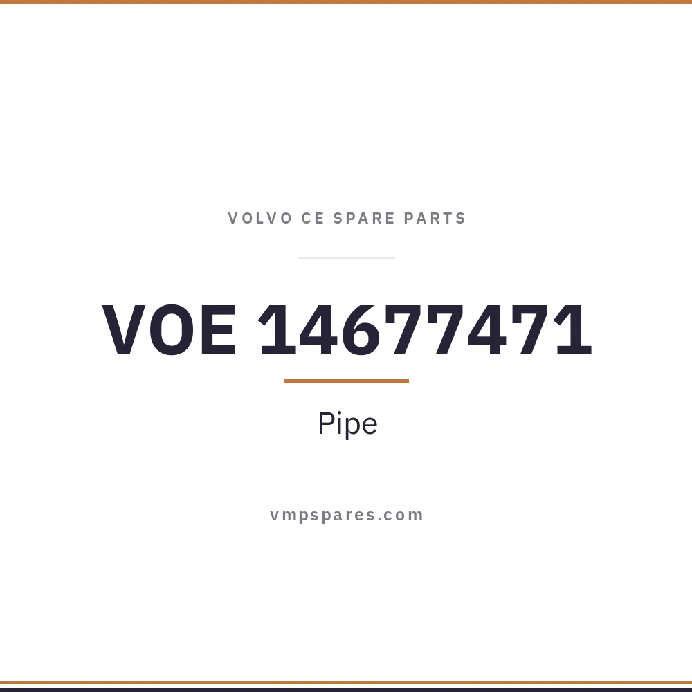 VOE 14677471 – Pipe