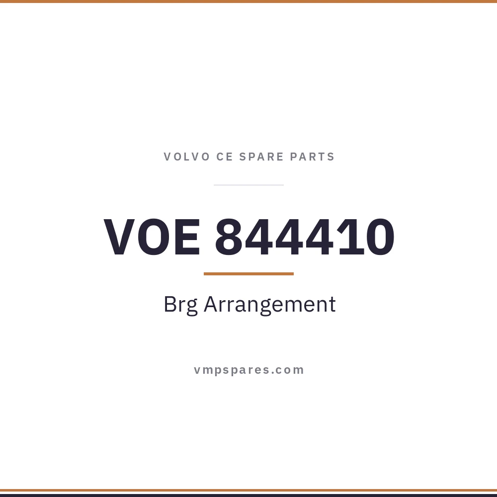 VOE 844410 – Brg Arrangement