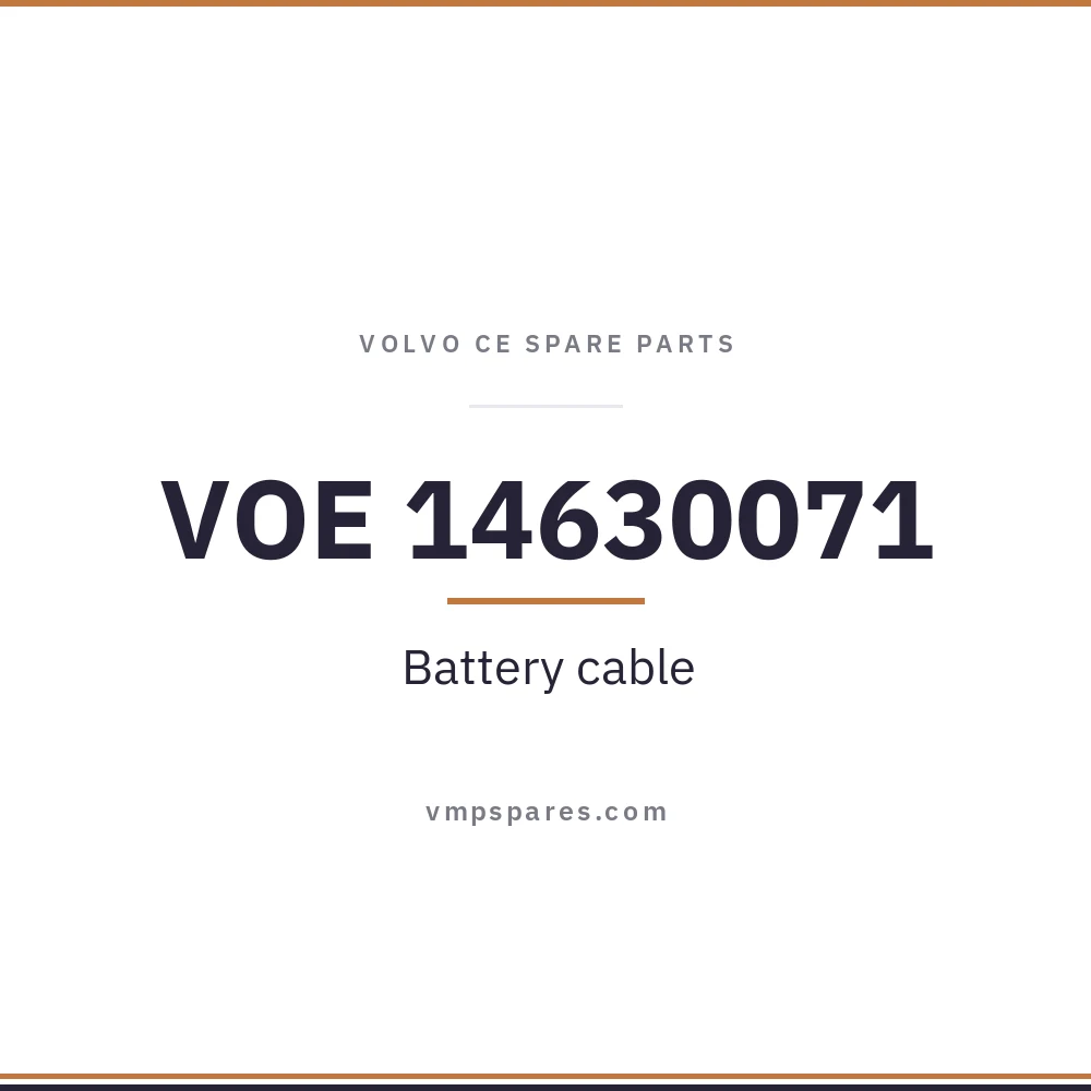 VOE 14630071 – Battery cable