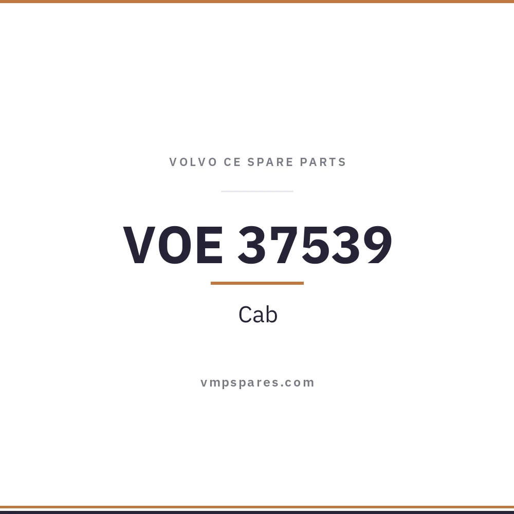 VOE 37539 – Cab