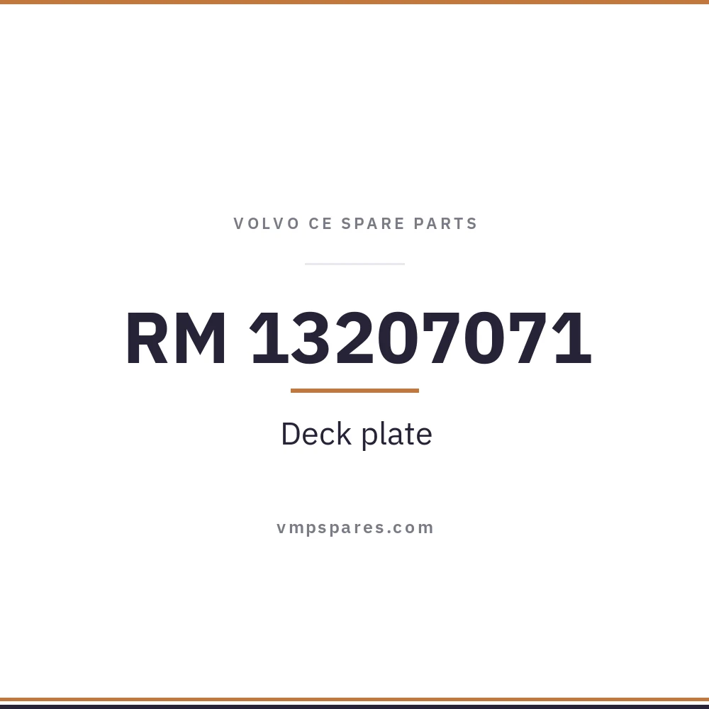 RM 13207071 – Deck plate