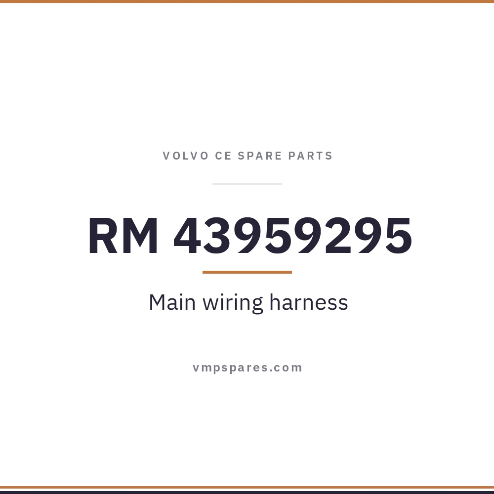RM 43959295 – Main wiring harness
