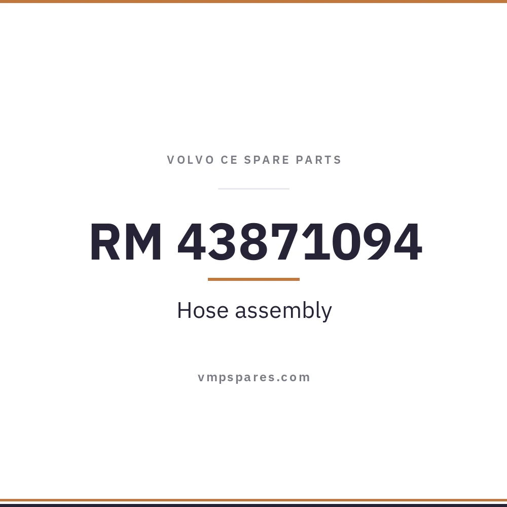 RM 43871094 – Hose assembly